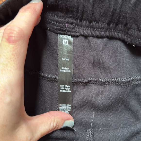 Apana Men’s black Joggers size m - Picture 4 of 5